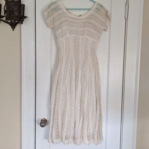 Antique lace 1950s confirmation dress